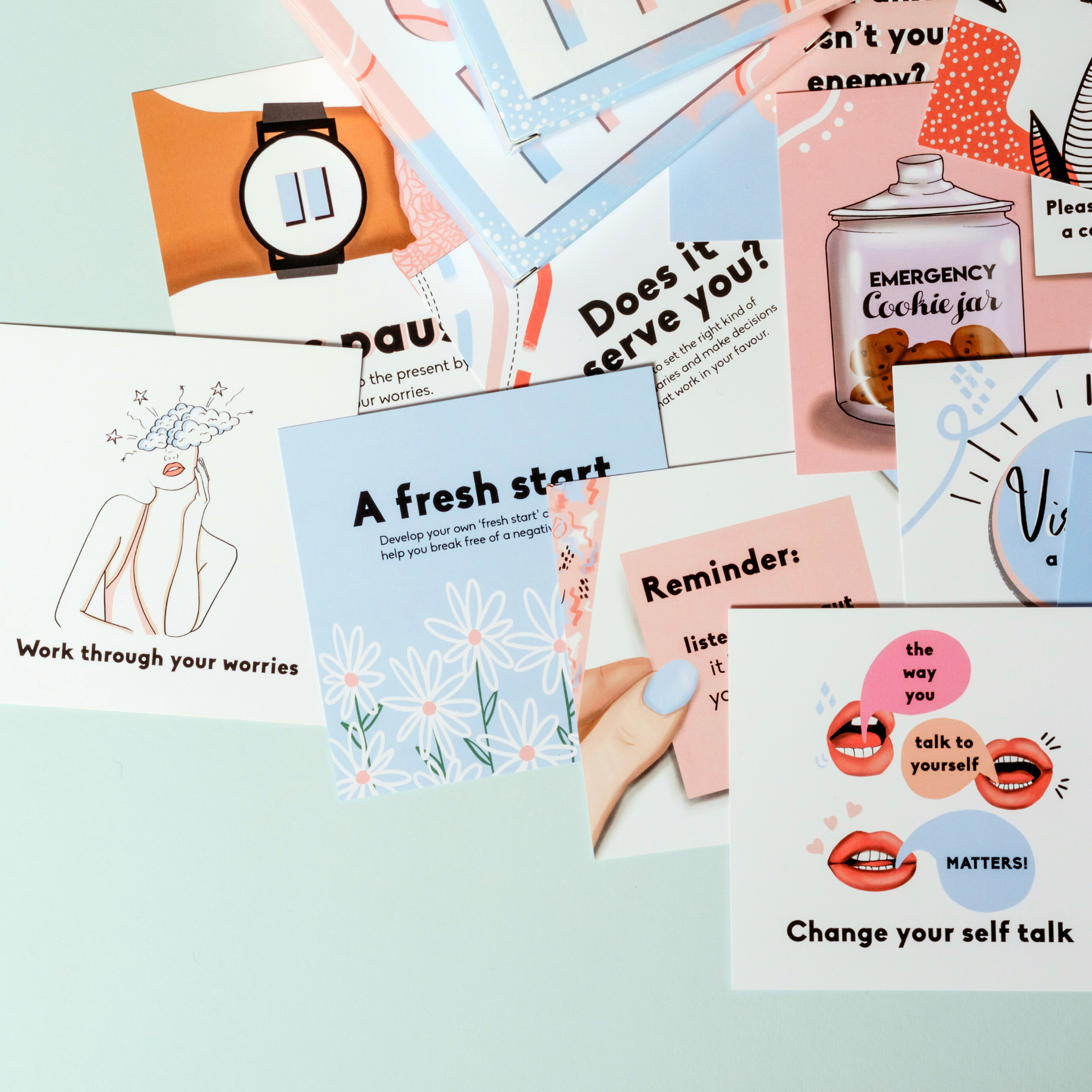 Anxiety Relief gift set | 24 Card set