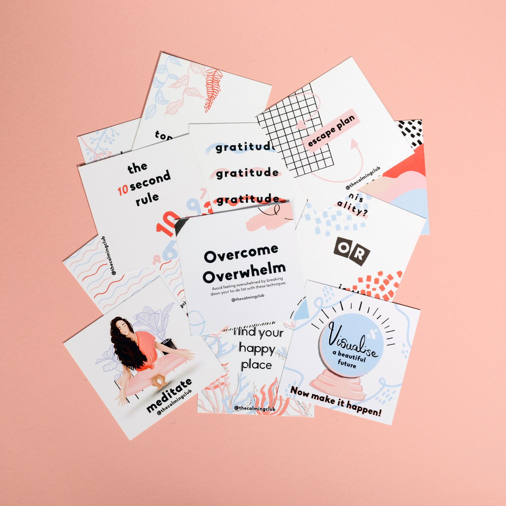 Anxiety Relief Calming Card Gift, Travel anxiety relief product